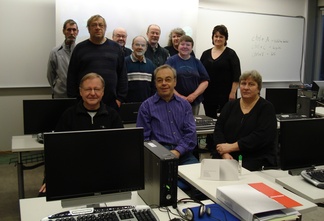 ATK-kursilla Murikassa10-14.12.2007
Kuvassa: Rytkönen Reino, Pelkonen Erkki ja Salo Pertt